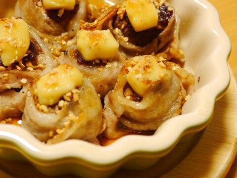 豚で巻いた ガーリックまみれなマッシュルーム レシピ 作り方 By ジョンジョン 楽天レシピ